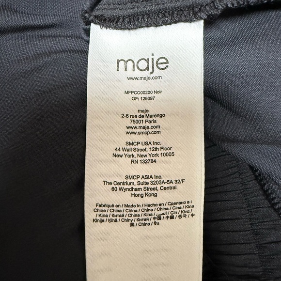 Maje Pasham Tie Front Jumpsuit - NWT - Picture 3 of 8